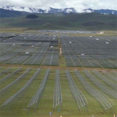 GQ-F Steel Fixed Mounting System Agro Photovoltaic PV Bracket For Mountain, Fish Ponds, Farms