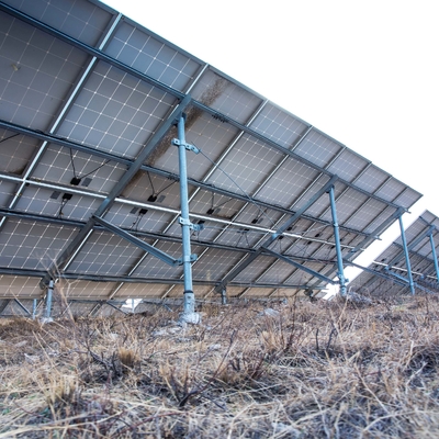 GQ-F Steel Fixed Mounting System Agro Photovoltaic PV Bracket For Mountain, Fish Ponds, Farms