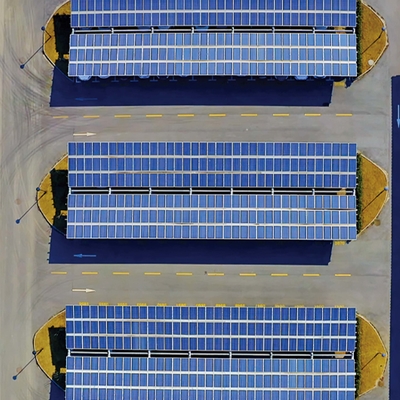 GQ-D Series Distributed System Steel Distributed PV Bracket Plated With Al-Mg-Zi Material